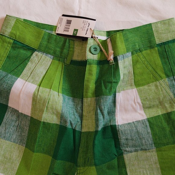 DIO MODA AUTHENTIC COLLECTION MEN'S CASUAL DRESS PLAID SHORTS - SIZE 36 - Picture 3 of 6